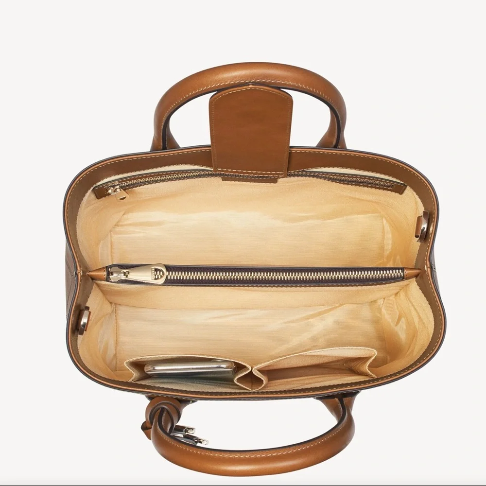 Aspinal of London Midi Tote Smooth Leather - Picture 3 of 8